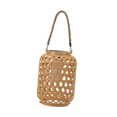 Imagem de WeiLaiKeQi Luminária pendente solar para áreas externas, lustre solar, lanterna, lâmpadas suspensas para jardim