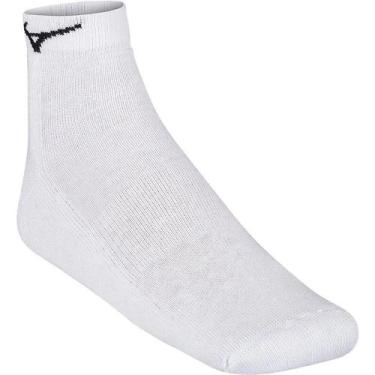 Imagem de Kit de Meia Mizuno 3X1 Trimiz Básica Sem Cano (3 pares), Branco, 33/38