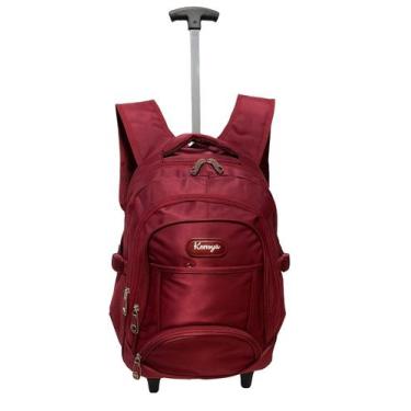 Imagem de Mochila De Rodinha Estilo Executiva Escolar Com Alças De Costa Resiste