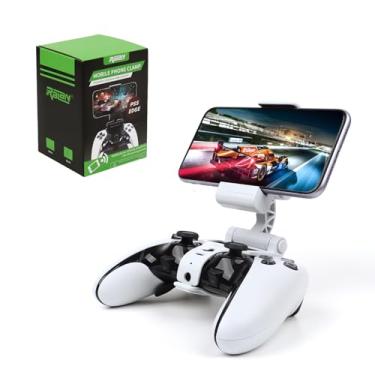 Imagem de RALAN Suporte de celular para PS5 Dualsense Edge Controller, clipe ajustável para jogos móveis