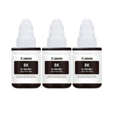 Imagem de Kit 3 Refil Tinta G3100 BK