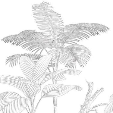 Imagem de Painel De Parede The Wall 2 Folhagem Cinza 392141