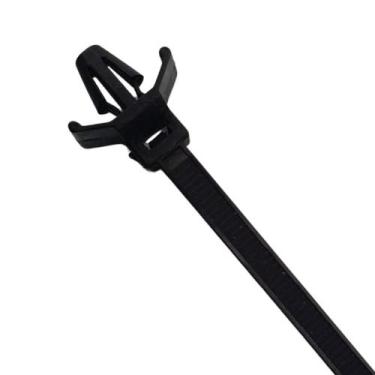 Imagem de Abraçadeira cinta plástica presilha 13cm pct 20 un cor preto - CRIPPA