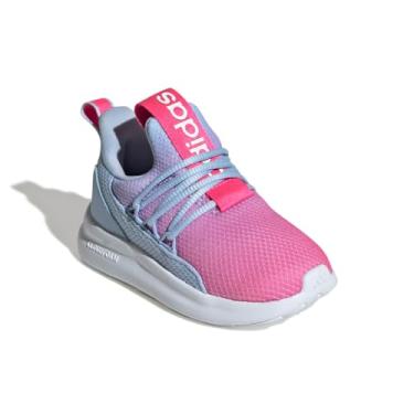 Imagem de adidas Tênis infantil Lite Racer Adapt 7.0, Azul/rosa lúcido/branco, 18