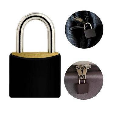 Imagem de 2 Cadeados Coloridos 20mm com Chaves  Proteção Segura para Armários e 