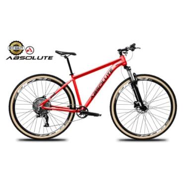 Imagem de Bicicleta Aro 29 Nero 5 Peças Inteira Absolute 12v Freio a Disco Hidráulico k7 11/52 Garfo com Trava Pneu c/Faixa (Vermelho, 21)