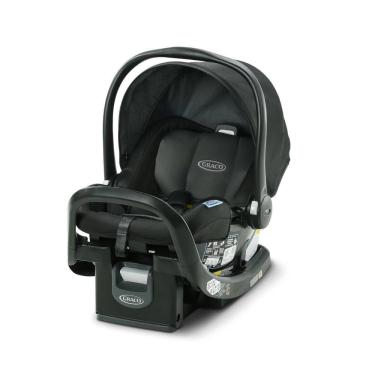Imagem de Cadeirinha de Bebê Graco SnugFit 35 com Sistema Simply Safe Adjust, Barra Anti-Rebote, Modelo Gotham, Cinto de Segurança.