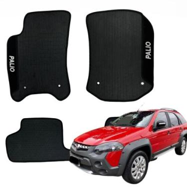Imagem de Tapete Automotivo Emborrachado Medida Original Fiat Palio Weekend Adve
