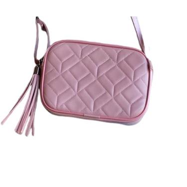 Imagem de Bolsa Feminina Alça transversal e lateral de ombro com regulagem (Rose)