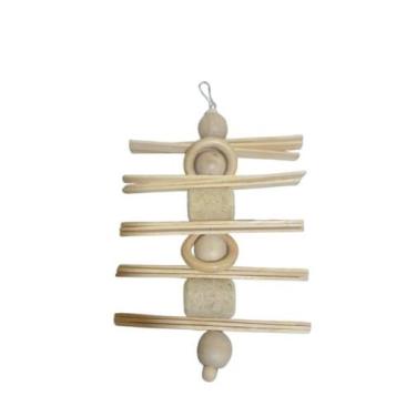 Imagem de Brinquedo Palito e Cortiça para Calopsita e Roedores - May Birds
