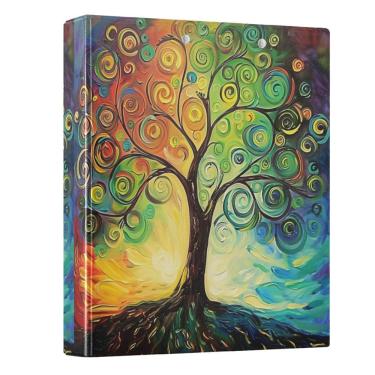 Imagem de Encadernadores redondos Wamika Tree of Life 4 cm Rainbow 200s