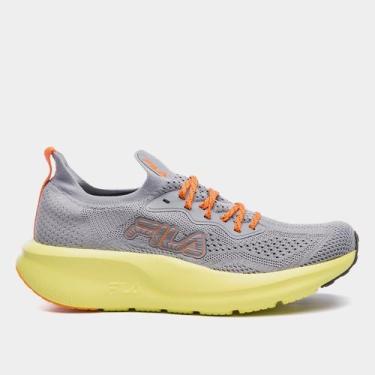 Imagem de Tenis Fila Inclusion Masculino, Cinza, Laranja, 38