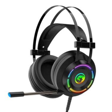 Imagem de Headset Gamer Marvo Scorpion, Som Surround 7.1, USB Rainbow, Preto - HG9062
