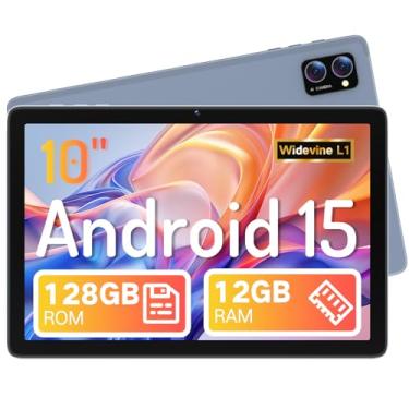 Imagem de Winsing Tablet, tablets Android 15 de 10 polegadas com 12 GB de RAM + 128 GB de armazenamento + cartão TF de 2 TB expansão, Octa-Core, tablet de computador com tela sensível ao toque HD de 1280 x 800