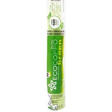 Imagem de Copo Descartável Biodegradável 180Ml 500Un Ecocoppo Green