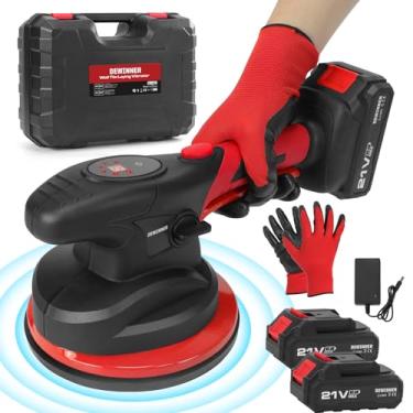 Imagem de DEWINNER Ferramenta de vibração de azulejo com ventosa de 180 mm e adsorção de 120 kg, máquina de nivelamento de instalação de azulejos portátil máx. 26000r/min, ferramenta vibratória com ventosa de