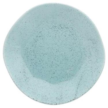 Imagem de Prato Raso Oxford Ryo Blue Bay Porcelana 27,5 cm