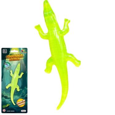 Imagem de Crocodilo Estica Gruda na Parede Elástico e Macio Novidade - Zein, Ver