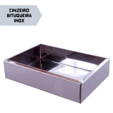 Imagem de Cinzeiro de Chão Inox - Aldinox
