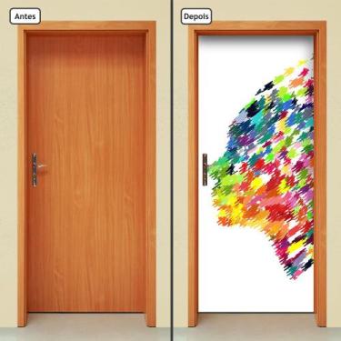 Imagem de Adesivo Decorativo de Porta - Pintura - 661cnpt - Allodi