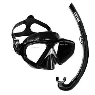 Imagem de Kit de Mergulho Máscara+respirador Cetus Rapallo Fun - Preto