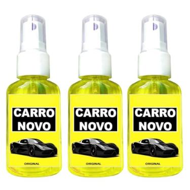 Imagem de Kit 3 Cheirinho Carro Novo, Spray Aromatizante Automotivo Concentrado, Fragrância Original (3)