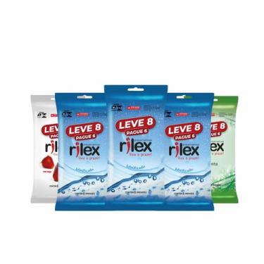Imagem de Kit 40 Preservativos Camisinhas Rilex são 24 Lubrificado + 8 Rilex Mor