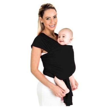 Imagem de Baby Sling Mamãe Canguru Malha 100% Algodão Wrap Sling - Bella Sorocab