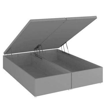 Imagem de Base Baú Physical Cinza Queen (158x198x39) - Ortobom