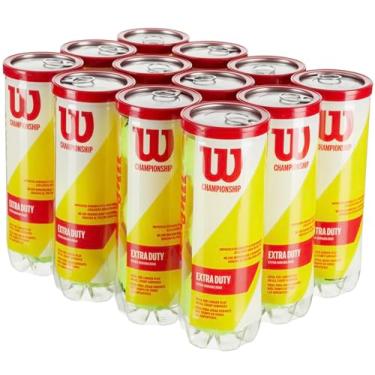 Imagem de WILSON Lata de 3 bolas Championship Extra Duty (pacote com 12)