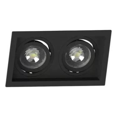 Imagem de Spot Embutir Recuo Duplo Par30 E27 Preto Save Energy