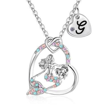 Imagem de Colar fonkup Sereia banhada a ouro 18K com zircônia cúbica