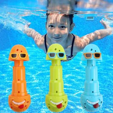 Imagem de Brinquedos de mergulho SASBSC Cute Egg Diving Sticks para piscina infa