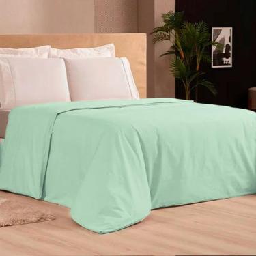 Imagem de Capa De Edredom Casa Di Valle Queen 400 Fios Extra Macio Duvet, Verde 