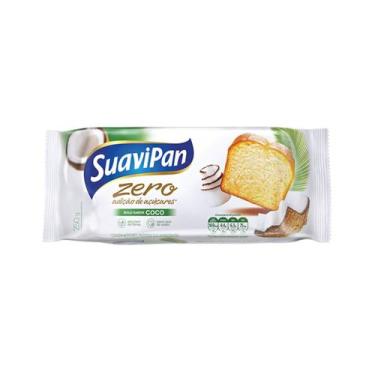 Imagem de Bolo Zero Adição de Açúcares Sabor Coco 250g - Suavipan