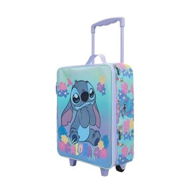 Imagem de Bioworld Lilo & Stitch Aloha Stitch Estojo piloto azul juvenil de 35,5 cm