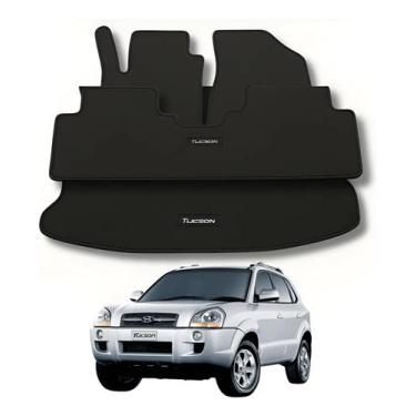 Imagem de Tapete Borracha Tucson Com Porta Malas Incluso Preto Fosco - Supremo t