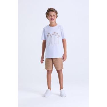 Imagem de Conjunto Menino Infantil de Verão Tropical - VIDA COSTEIRA, Branco, 6