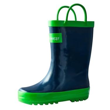 Imagem de Botas de Chuva Infantil Oaki – Botas de Chuva Infantil para Meninas e Meninos – Botas de Borracha Impermeáveis com Alças Fácil de Calçar