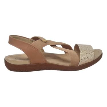 Imagem de Sandália Salto Baixo com Elástico Modare 7125.249 - Nude - 40