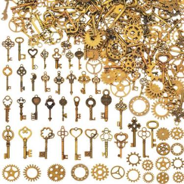 Imagem de Charms Hicarer Halloween Antique Bronze Gears 300g Steampunk
