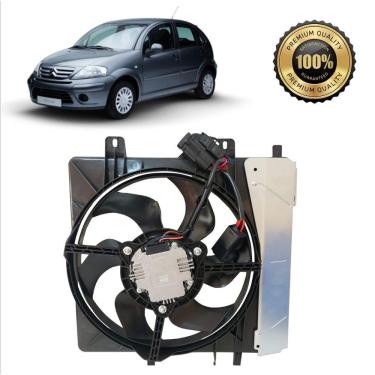 Imagem de Ventoinha Radiador Citroen C3 Com Módulo 2003 A 2008