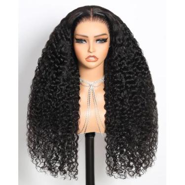 Imagem de Peruca Megalook Hair Glueless Deep Wave 100% cabelo humano de 20 poleg