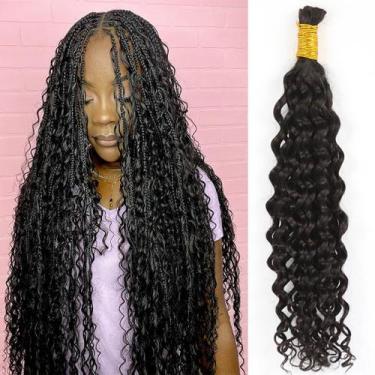 Imagem de Braiding Hair YWIGS Boho Water Wave 100g Virgin Human NC 50cm - Y WIGS