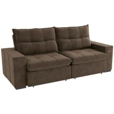 Imagem de Sofá Estofado Kappesberg Kairo S219-2 2 Lugares Retrátil 260cm - KAPPE