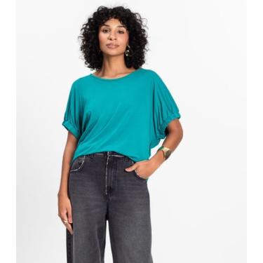 Imagem de Blusa Viscose Infinita Cor Verde, M, Verde