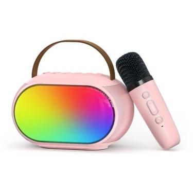 Imagem de Máquina de microfone de karaokê Heroange Kids com drivers duplos