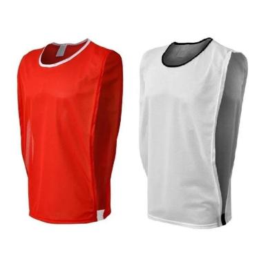 Imagem de 10 Coletes de Treino Divididos em Duas Cores (5 Vermelhos + 5 Brancos)-Unissex
