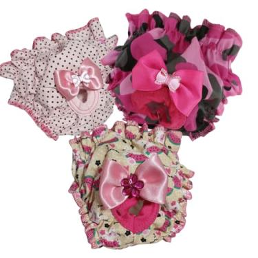 Imagem de Calcinha Pet Vermelha com Estrela Dourada – Modelo Virgínia | Proteção, Conforto e Estilo (M)