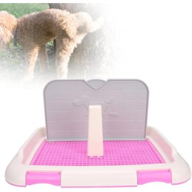 Imagem de Bandeja de vaso sanitário para cães internos, almofadas básicas para cães e filhotes, bandeja de penico para cães de interior treinamento de filhotes de cachorro vaso sanitário bandeja de penico